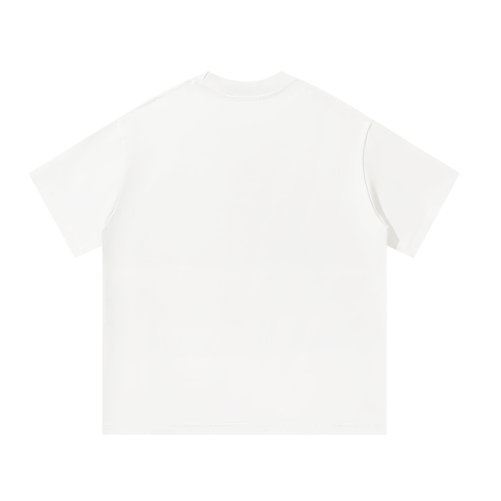 ADVERSUS: Unisex White Oversized Crusader T-Shirt